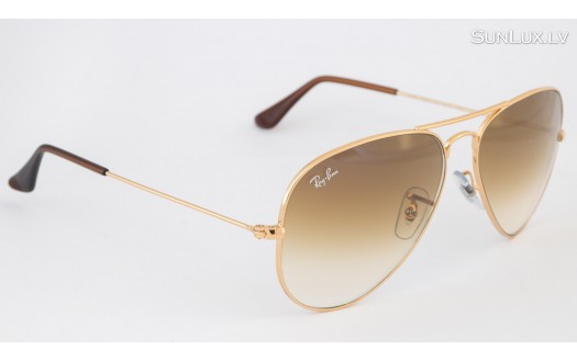 Ray-Ban Aviator Large Metal Gradient Gold (RB3025 001/51 58mm) saules brilles